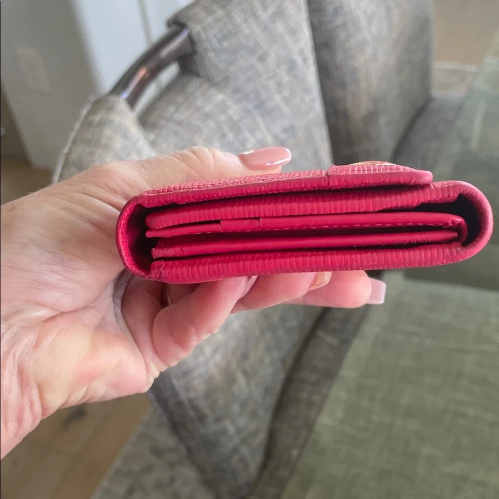 MCM Fuchsia Leather Wallet - Picture 3 of 8